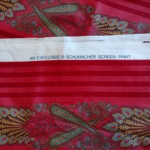 2 yards Schumacher Fabric
